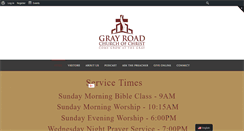 Desktop Screenshot of grayroadchurchofchrist.org